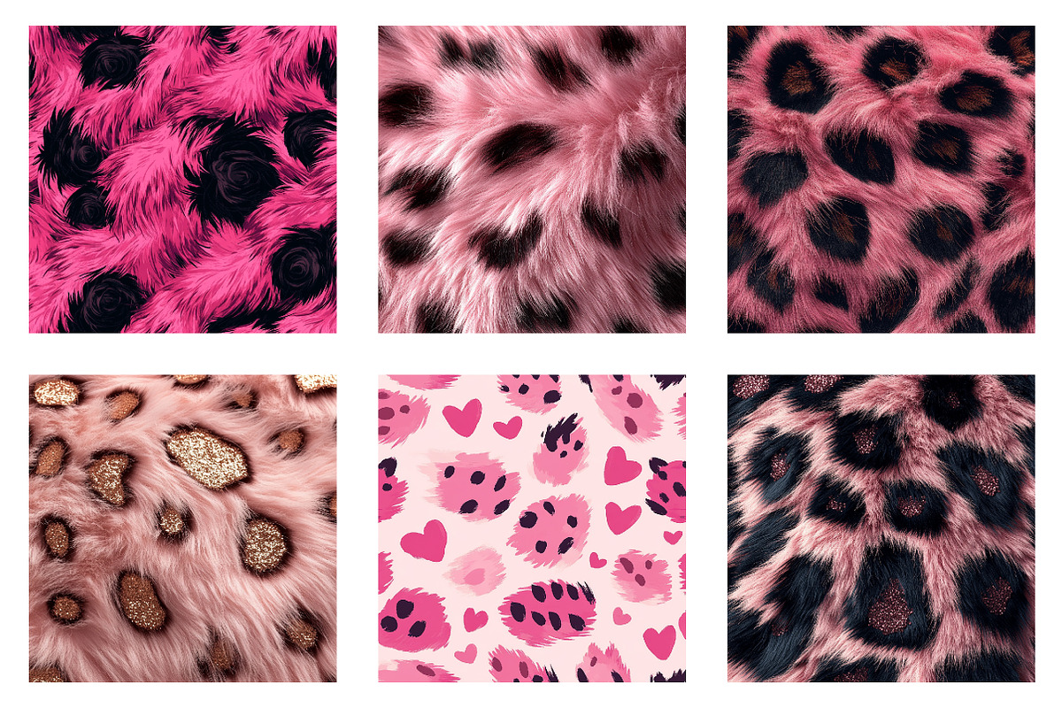Pink Leopard Fur Seamless Pattern, an Illustration by Dream Creation (Photo 4 of 7)