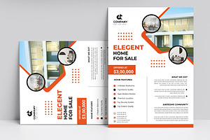 Real Estate Flyer Layout, a Flyer Template by MightyDesign