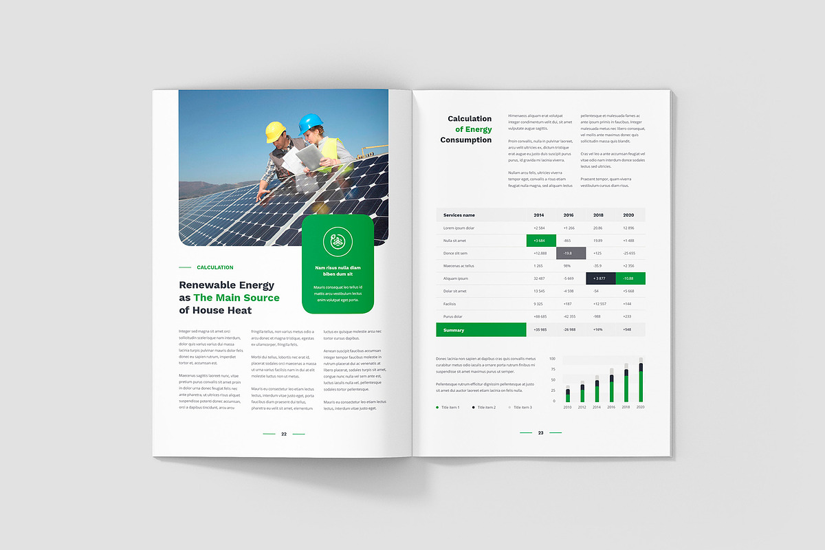 Solar Energy Magazine Canva Template, a Magazine Template by artbart (Photo 23 of 23)