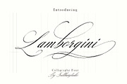 Lamborgini, a Handwritten Font by Sulthan Studio (Thumbnail 1 of 7)