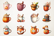 Fall Mug Clipart, an Illustration by RobertsArt (Thumbnail 2 of 6)