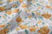 Light Yellow-White Tulips Pattern, a Pattern Graphic by MarynaPetrovska (Thumbnail 3 of 10)