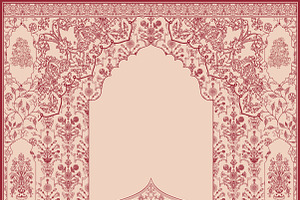 Islamic Mughal Decorative Frame