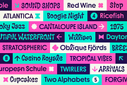 Argile Fusion Font Family, a Sans Serif Font by Art Grootfontein (Thumbnail 2 of 14)