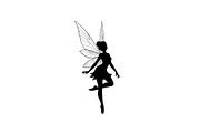 Magical Fairy Silhouette Bundle, an Illustration by jahid234 (Thumbnail 18 of 51)