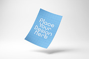 Flying Flyer Paper Poster, an Advertising Mockup by smishura (Thumbnail 4 of 5)