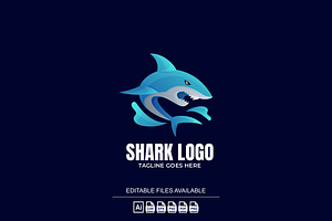 Shark Colorful Logo
