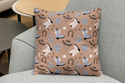 Little Cowboy - vector clipart, a Decorative Illustration by Barkova Nadya (Thumbnail 6 of 9)