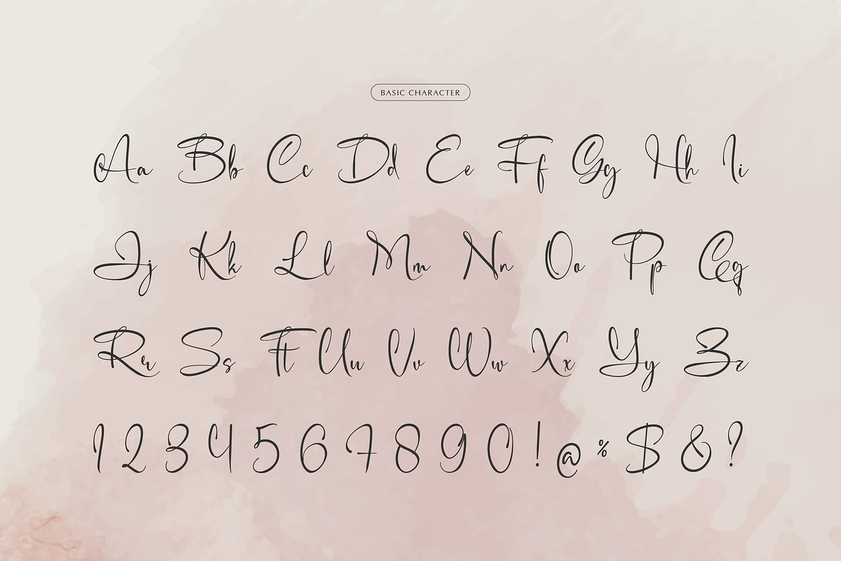Raeylisse | Handwritten Script, a Script Font by gracetype_studio (Photo 10 of 12)