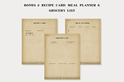 Vintage Recipe Template Canva, a Templates & Theme by OrganizationOasisRo (Thumbnail 5 of 10)