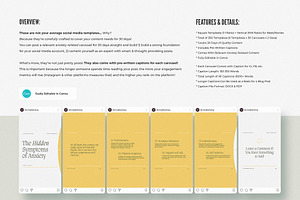 Anxiety Instagram Carousels