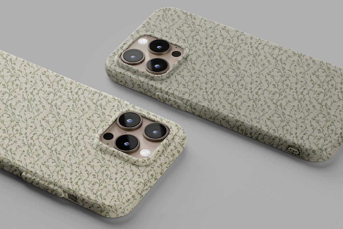 Sage & Beige Winding Vine Patterns, a Pattern Graphic by one-touch (Photo 5 of 9)
