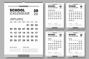 School Calendar 2026, a Stationery Template by ContestDesign (Thumbnail 1 of 5)