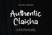 Authentic Claisha, a Script Font by Integritype Studio (Thumbnail 1 of 15)