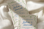 Bois de Jasmin Wedding Font Duo, a Script Font by Calamar Studio (Thumbnail 4 of 18)