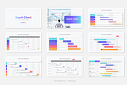 Gantt Chart Infographic PowerPoint, a Presentation Template by Pixslides (Thumbnail 2 of 4)