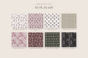 Roses & Florals Seamless Patterns, a Pattern Graphic by The October Creative (Thumbnail 7 of 12)