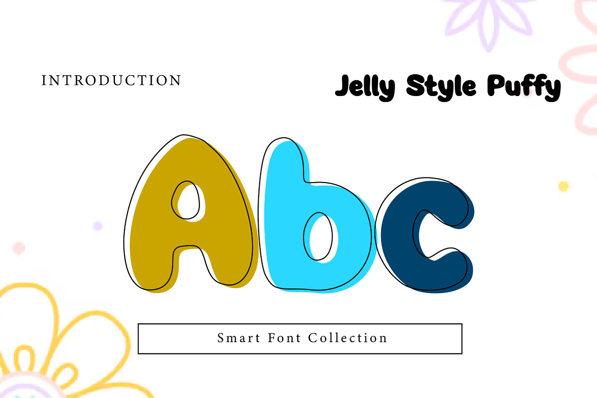 Jelly style puffy, a Slab Serif Font by Wow Magic (Photo 1 of 3)