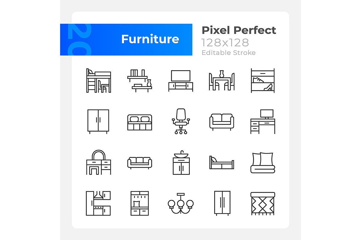 Furniture department pixel perfect, an Icon by IMG Visuals