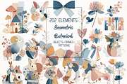 Geometric Botanical Spring Pack, a Decorative Illustration by GiraffeCreative (Thumbnail 2 of 21)