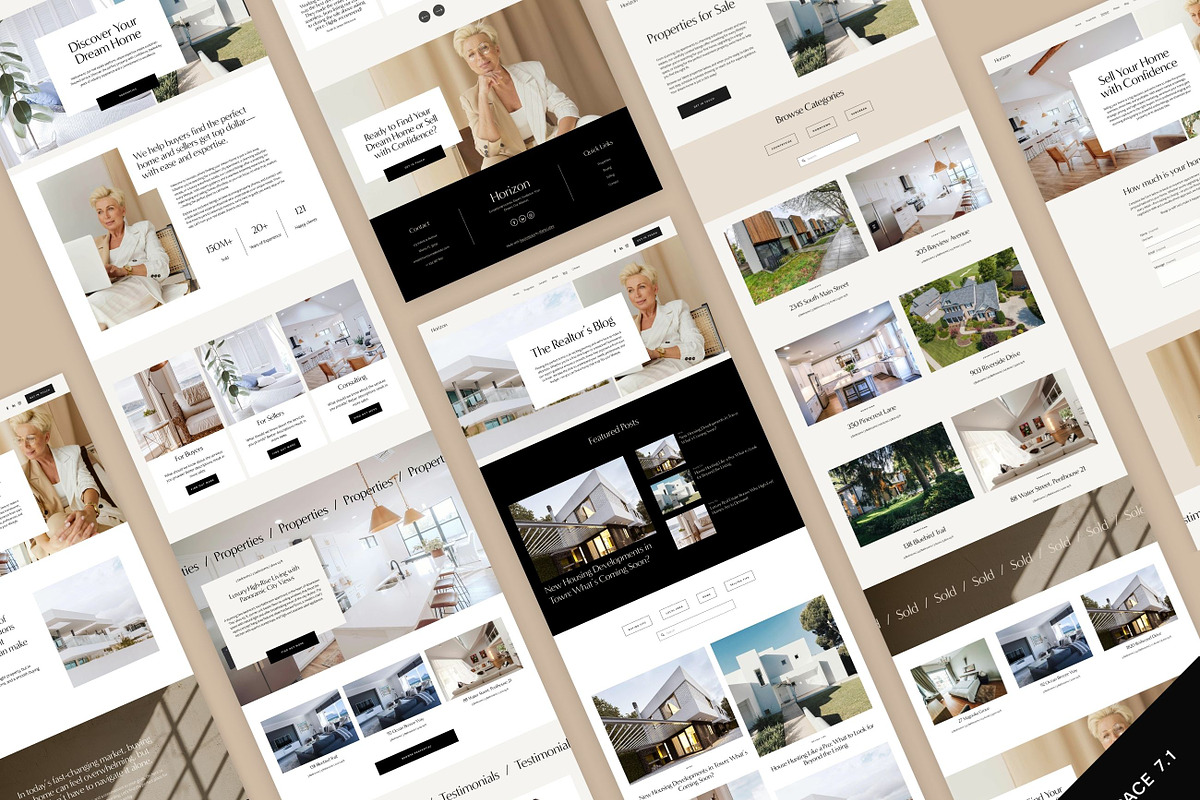Real Estate Squarespace Template, a Squarespace Template by MartaLebre (Photo 6 of 10)