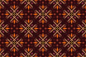 Blue Flowers Seamless Pattern, a Pattern Graphic by Mightyfire
