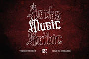 Swords Clover - Modern Blackletter, a Blackletter Font by Dhabee (Thumbnail 11 of 15)