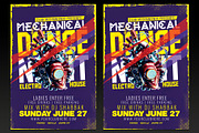 Electro Music Dance Night Template, a Flyer Template by designblends@gmail.com (Thumbnail 1 of 3)