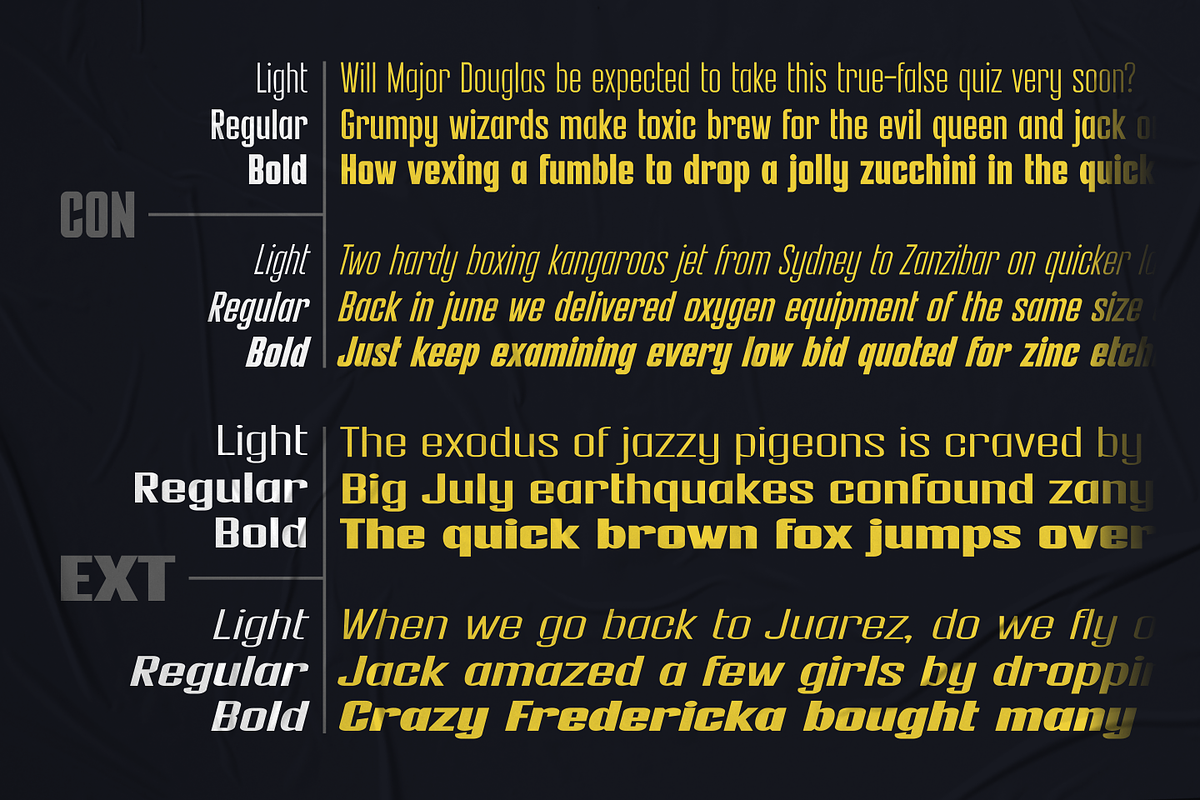 Nextrue Fonts Family, a Sans Serif Font by Asenbayu (Photo 8 of 15)
