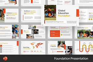 Non Profit Foundation Powerpoint, a Presentation Template by Fit-tee