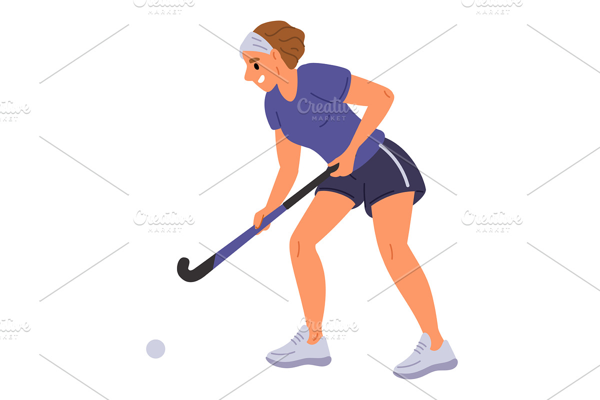 Young female player in sportswear, a Sport Illustration by Vectorbuum