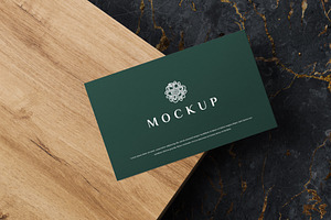 Close up on Beautiful Business Card