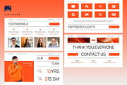 White Orange Modern Pitch Deck, a Presentation Template by Claymoon Lab (Thumbnail 6 of 7)