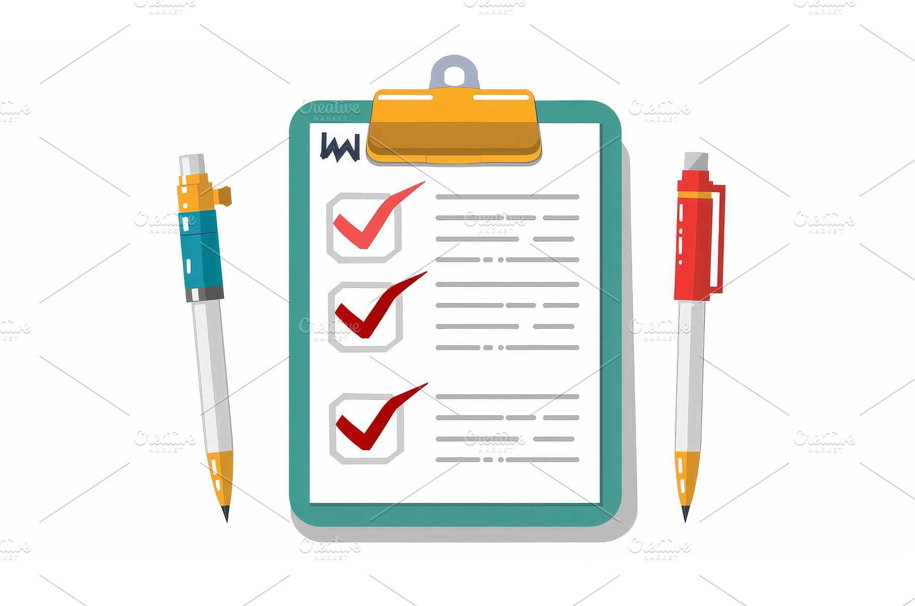 Character marking tasks with, a Business Photo by ZinetroN