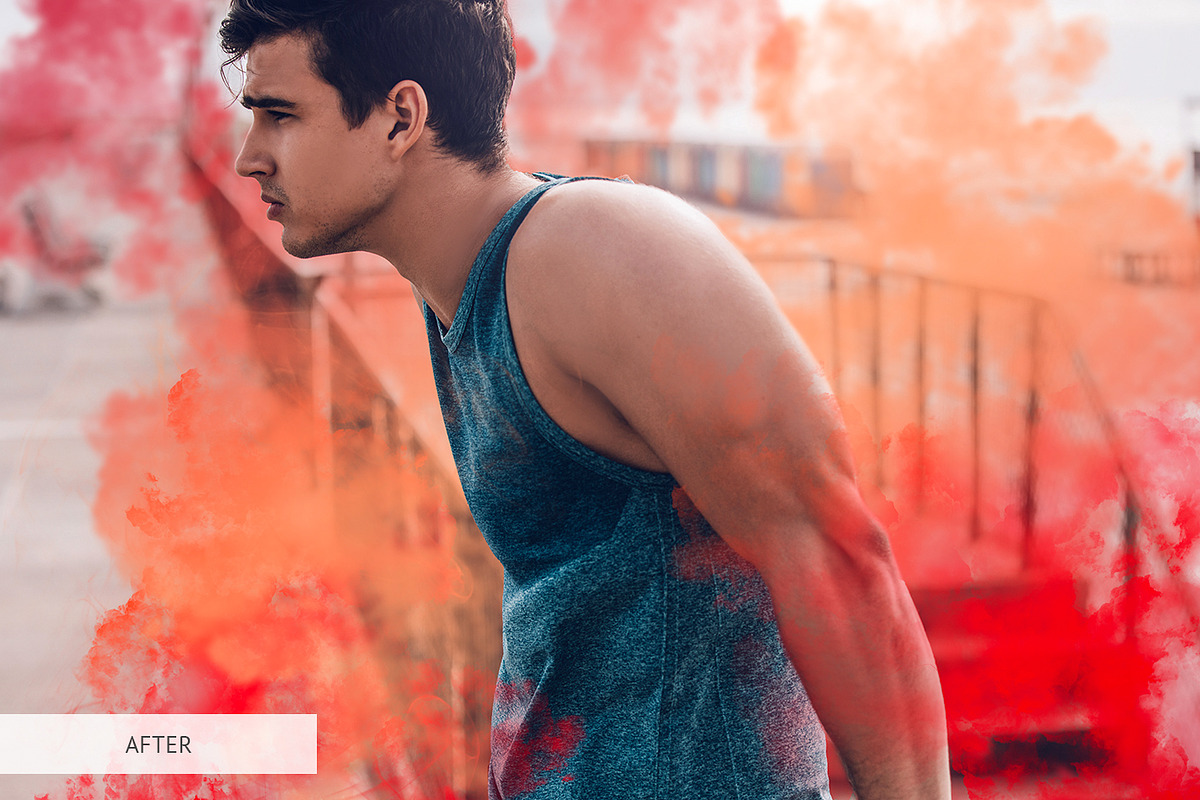 Red Smoke Photoshop Overlays, a Plug-in Add-On by FixThePhoto (Photo 4 of 34)
