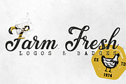 24 FARM FRESH Logos & Badges, a Branding & Logo Template by Roman Paslavsky (Thumbnail 1 of 9)