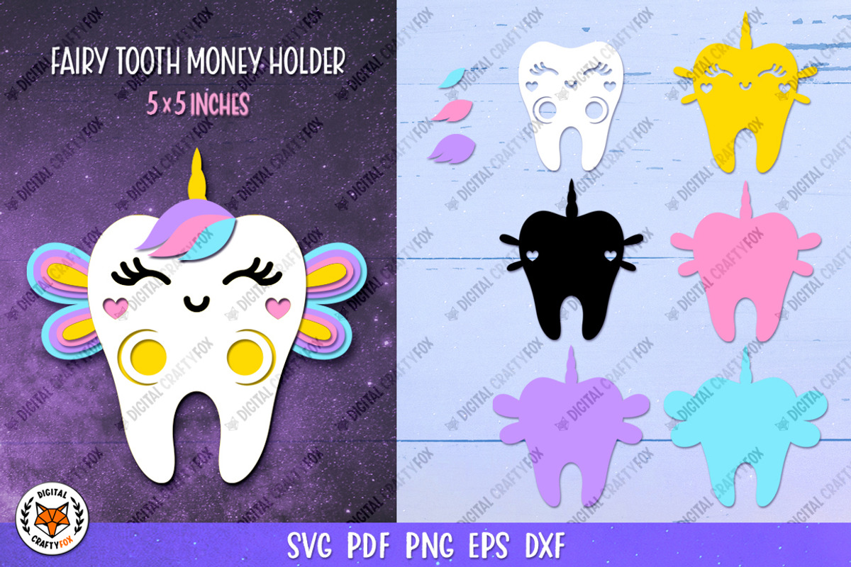 Tooth Fairy Money Holder Bundle, an Illustration by Digital_Craftyfox (Photo 18 of 19)
