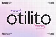 TT Otilito Sans Font Family, a Font by truetype (Thumbnail 1 of 15)