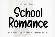 School Romance, a Script Font by FreshTypeINK (Thumbnail 1 of 8)