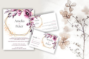 Modern Wedding Invitation, an Invitation Template by Design House (Thumbnail 3 of 16)