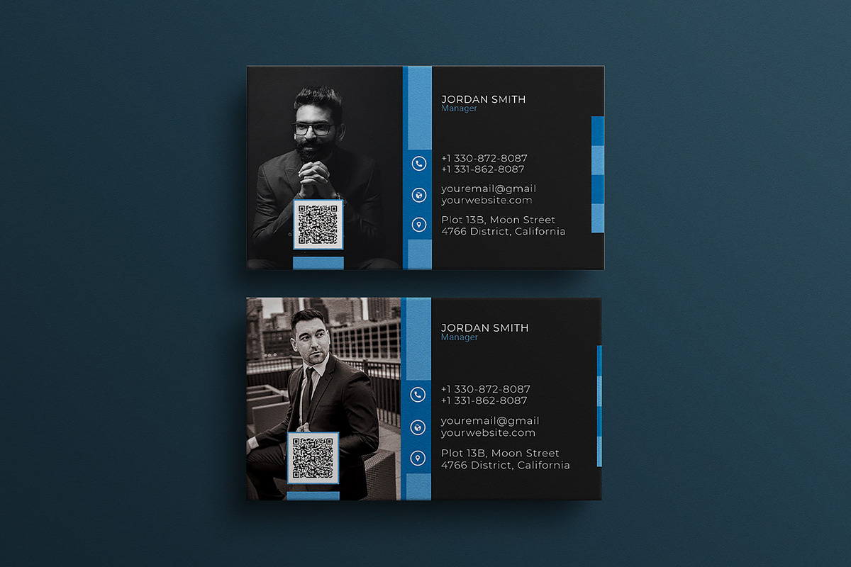 Clean Modern Business Card, a Business Card Template by Saman Osama (Photo 2 of 4)