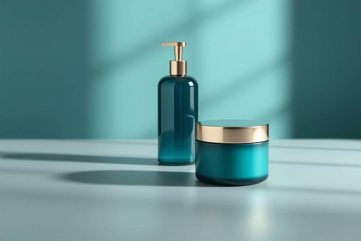 63 Skincare Bottle & Jar Set Mockup, an Advertising Mockup by adenpinkstore (Photo 25 of 25)