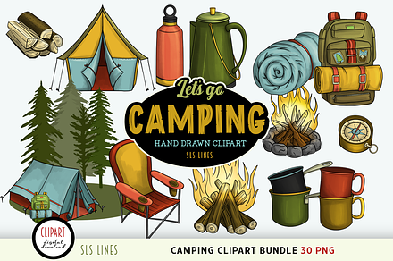 Camping & Hiking Clipart