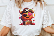 Pumpkin Cherries Coquette Clipart, an Illustration by CraftArtStudio (Thumbnail 4 of 6)