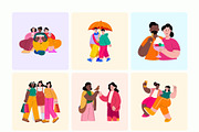 Friends Illustration Art Set, a Person Illustration by Vectors Market (Thumbnail 7 of 9)