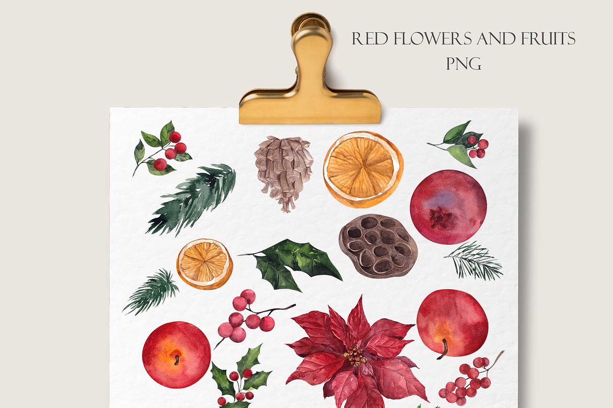 Christmas Creator. Watercolor season, a Decorative Illustration by ma_i_vi (Photo 5 of 21)