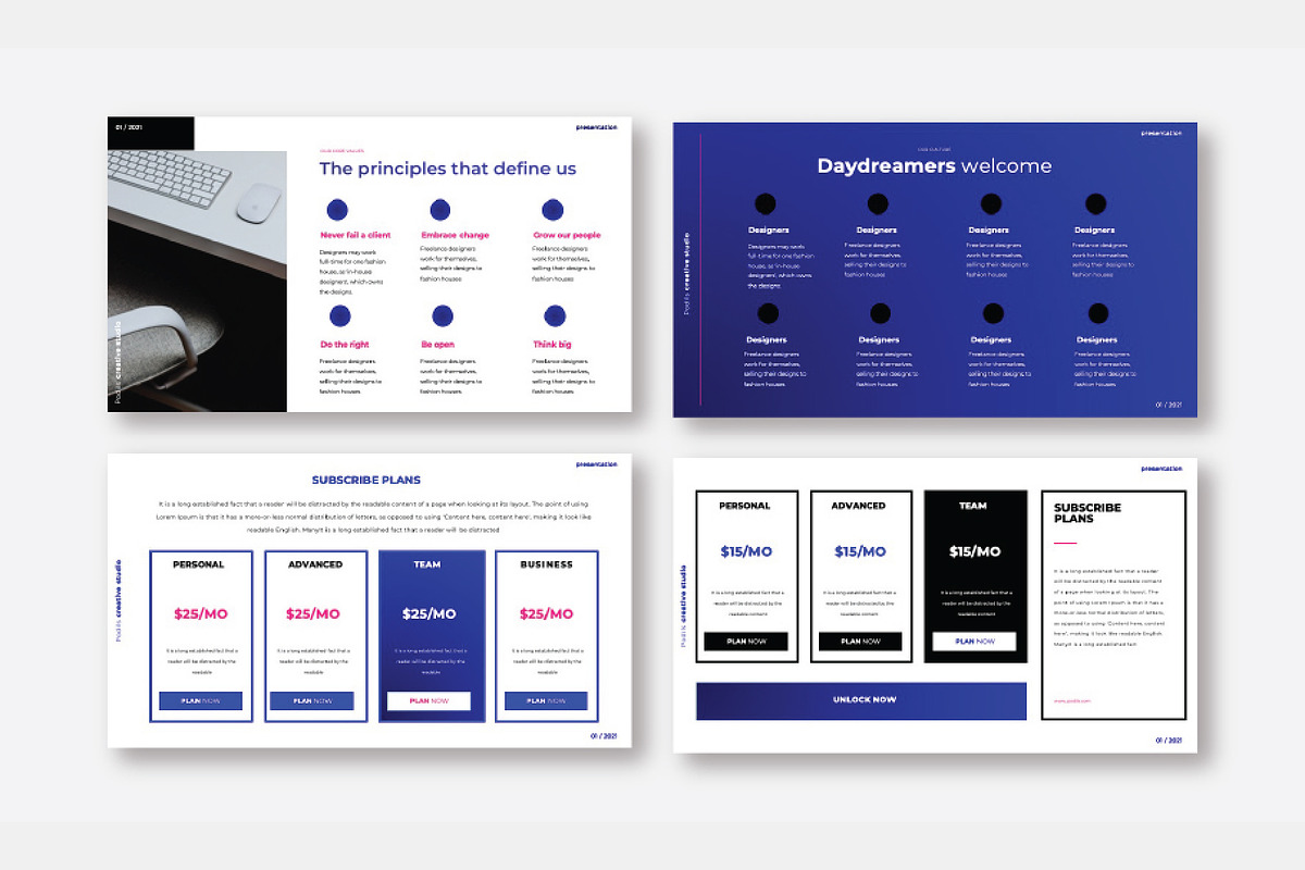 Modern Clean Presentation, a Presentation Template by Sundaylab