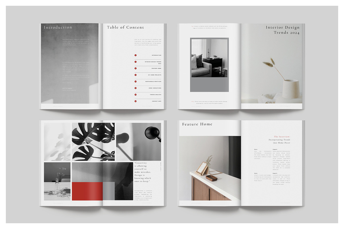 NOOK Home Living Magazine, a Magazine Template by Arif Tri Ananta (Photo 3 of 13)