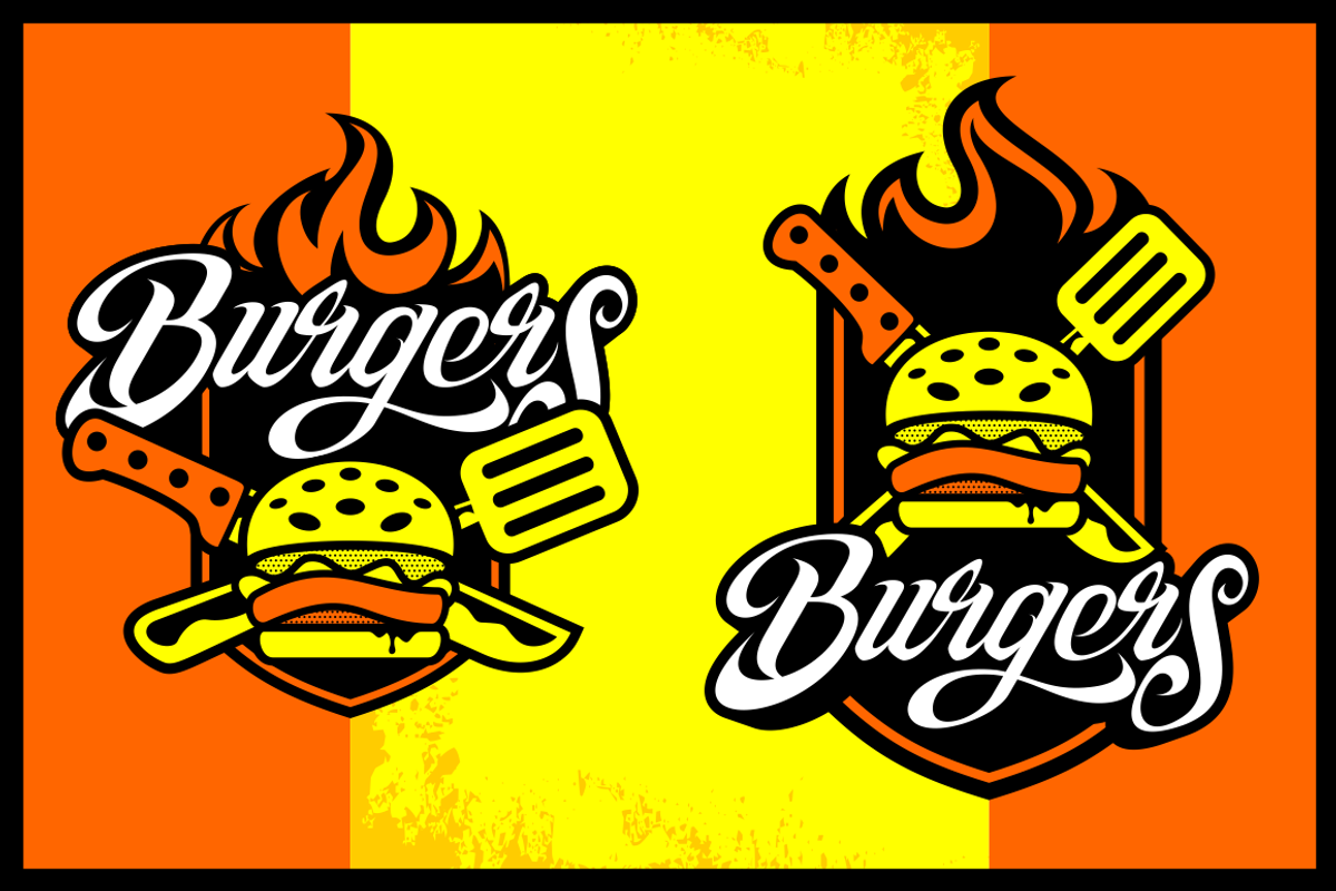 BURGER VECTOR GRAPHICS + LETTERING, a Graphic by jakejarkor