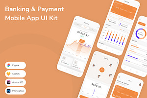 Banking & Payment Mobile App UI Kit